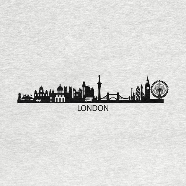 London Skyline by Elenia Design